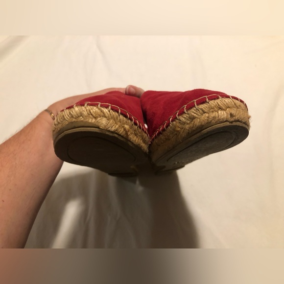 Toni Pons Origins,Tremp red suede espadrille wedge,sling back,look brand new, 10 - Picture 7 of 10